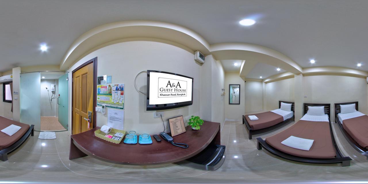 A And A Guesthouse Bangkok Exterior foto